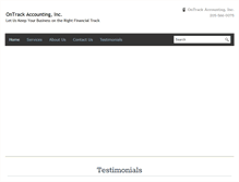 Tablet Screenshot of ontrackaccounting.net